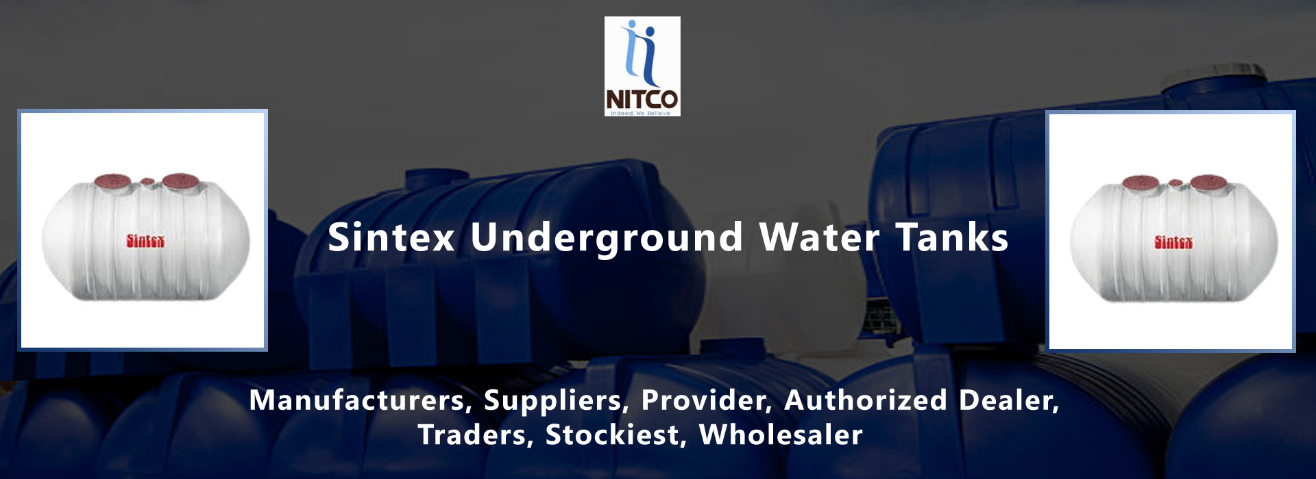 sintex underground water tanks